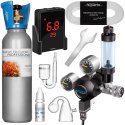 Aquario Exclusive 2.0 - zestaw CO2 z elektrozaworem i komputerem pH + butla 5l Aquario
