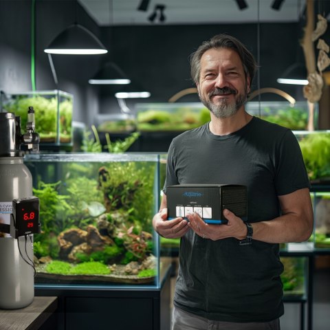 Aquario Exclusive 2.0 - zestaw CO2 z elektrozaworem i komputerem pH + butla 5l Aquario Aquario Exclusive 2.0 - zestaw CO2 z elektrozaworem i komputerem pH + butla 5l Aquario