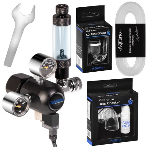 Aquario Professional 2.0 - zestaw CO2 z elektrozaworem Aquario