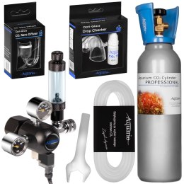 Aquario Professional 2.0 - zestaw CO2 z elektrozaworem + butla 5l Aquario