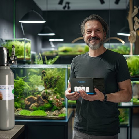 Aquario Professional 2.0 - zestaw CO2 z elektrozaworem + butla 5l Aquario Aquario Professional 2.0 - zestaw CO2 z elektrozaworem + butla 5l Aquario