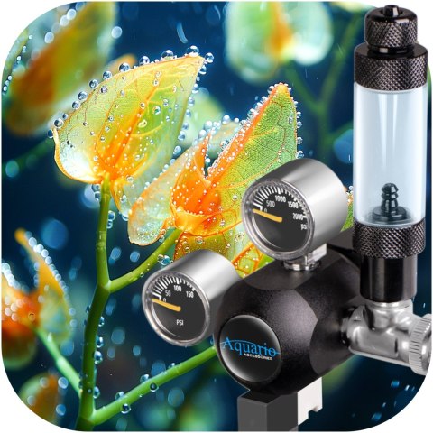 Aquario Professional 2.0 - zestaw CO2 z elektrozaworem + butla 5l Aquario Aquario Professional 2.0 - zestaw CO2 z elektrozaworem + butla 5l Aquario