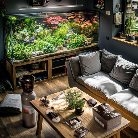 Aquario Professional 2.0 - zestaw CO2 z elektrozaworem + butla 5l Aquario Aquario Professional 2.0 - zestaw CO2 z elektrozaworem + butla 5l Aquario