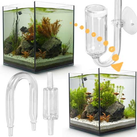 Kruger Meier NeXus Set CO2 - dyfuzor kolanko i zawór zwrotny do CO2 Kruger Meier Kruger Meier NeXus Set CO2 - dyfuzor kolanko i zawór zwrotny do CO2 Kruger Meier
