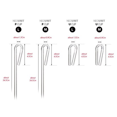 Neo U Clip Large - U rurka 2 sztuki NEO MEDIA Neo U Clip Large - U rurka 2 sztuki NEO MEDIA