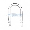 Szklane kolanko U Aquario 6mm Aquario Szklane kolanko U Aquario 6mm Aquario