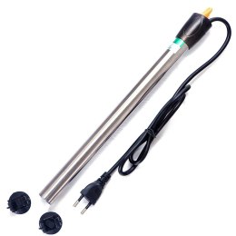 LansenFish Steel Heater 100W - stalowa grzałka z termostatem do akwarium 50l - 100l Lansenfish
