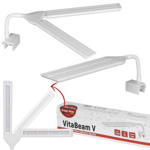Kruger Meier VitaBeam V - lampa LED do akwarium 20l - 60l Kruger Meier Kruger Meier VitaBeam V - lampa LED do akwarium 20l - 60l Kruger Meier