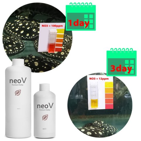 Neo V 300ml - bakterie + stabilizacja pH + witaminy dla ryb NEO MEDIA Neo V 300ml - bakterie + stabilizacja pH + witaminy dla ryb NEO MEDIA