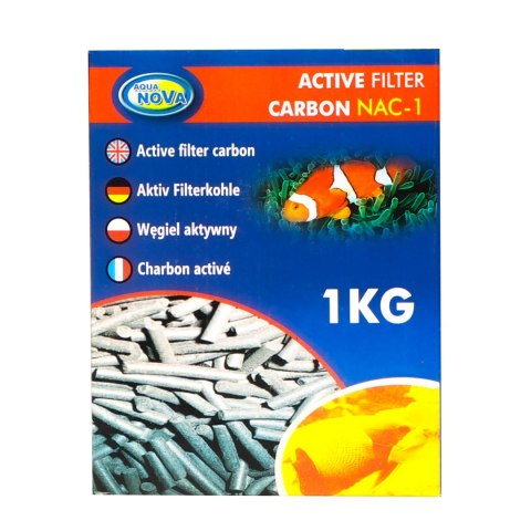 Aqua Nova Active Carbon NAC-1 - węgiel aktywny 1kg Aqua Nova Aqua Nova Active Carbon NAC-1 - węgiel aktywny 1kg Aqua Nova