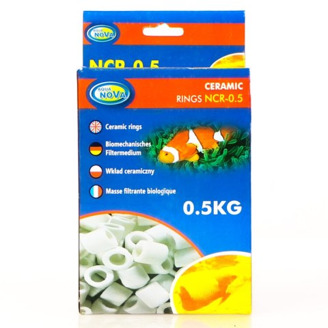 Aqua Nova Ceramic Rings NCR-0.5 - wkład ceramiczny 0,5kg Aqua Nova Aqua Nova Ceramic Rings NCR-0.5 - wkład ceramiczny 0,5kg Aqua Nova