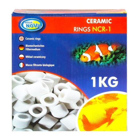 Aqua Nova Ceramic Rings NCR-1 - wkład ceramiczny 1kg Aqua Nova Aqua Nova Ceramic Rings NCR-1 - wkład ceramiczny 1kg Aqua Nova