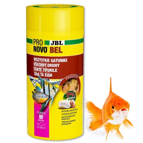 JBL Pronovo Bel Flakes M 250ml - podstawowy pokarm dla ryb JBL JBL Pronovo Bel Flakes M 250ml - podstawowy pokarm dla ryb JBL