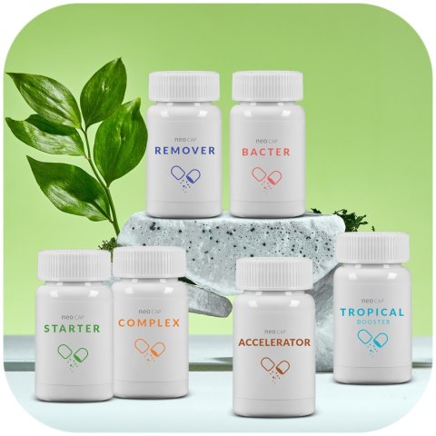 Neo Cap Tropical Booster - 20 kapsułek pożywka dla bakterii i czyszczenie wody NEO MEDIA Neo Cap Tropical Booster - 20 kapsułek pożywka dla bakterii i czyszczenie wody NEO MEDIA