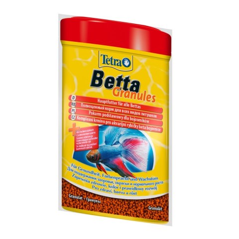 Tetra Betta Granules 5g - pokarm podstawowy dla bojowników Tetra Tetra Betta Granules 5g - pokarm podstawowy dla bojowników Tetra