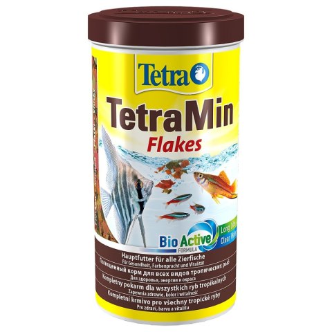 Tetra Min Flakes 1000ml - pokarm w płatkach dla ryb Tetra