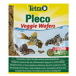 Tetra Pleco Veggie Wafers 15g - pokarm roślinny dla ryb dennych Tetra