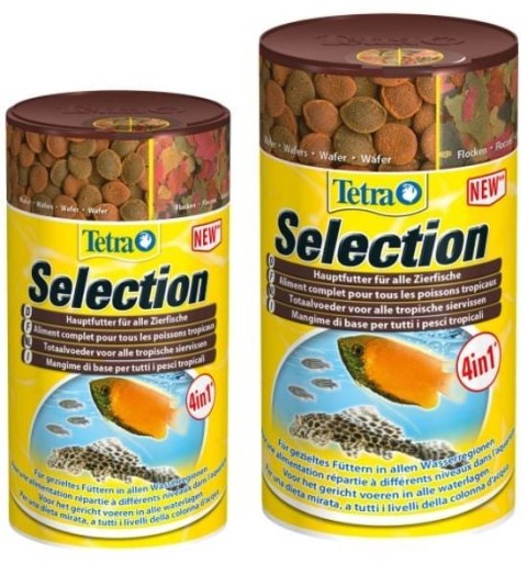 Tetra Selection 100ml - cztery pokarmy w jednej puszce Tetra Tetra Selection 100ml - cztery pokarmy w jednej puszce Tetra