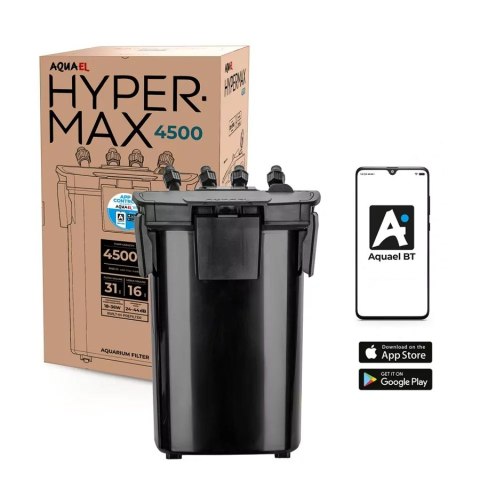 Aquael Hypermax BT 4500 - filtr kubełkowy do 1500L Aquael Aquael Hypermax BT 4500 - filtr kubełkowy do 1500L Aquael