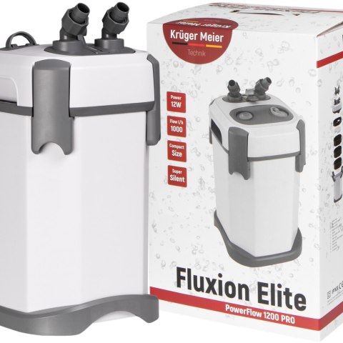 Kruger Meier Fluxion Elite 1200 PRO - filtr zewnętrzny do akwarium 100 - 250 litrów Kruger Meier Kruger Meier Fluxion Elite 1200 PRO - filtr zewnętrzny do akwarium 100 - 250 litrów Kruger Meier