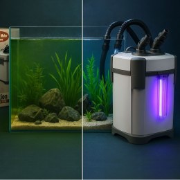 Kruger Meier Fluxion Elite 1200 UVC PRO - filtr zewnętrzny z lampą UV do akwarium 100 - 250 litrów Kruger Meier