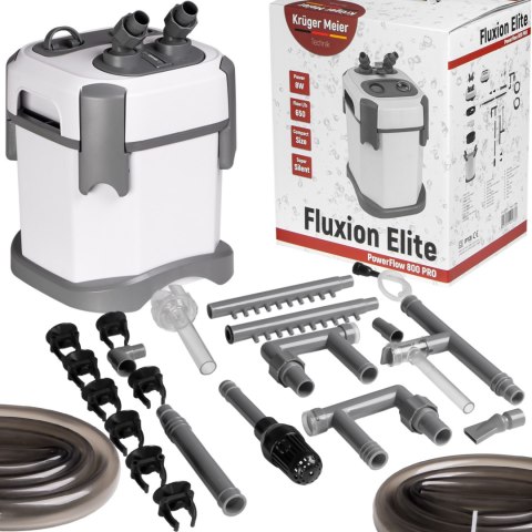 Kruger Meier Fluxion Elite 800 PRO - filtr zewnętrzny do akwarium 50 - 120 litrów Kruger Meier Kruger Meier Fluxion Elite 800 PRO - filtr zewnętrzny do akwarium 50 - 120 litrów Kruger Meier