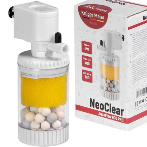 Kruger Meier NeoClear 600 - filtr wewnętrzny do akwarium 20l - 40l Kruger Meier Kruger Meier NeoClear 600 - filtr wewnętrzny do akwarium 20l - 40l Kruger Meier