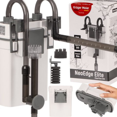 Kruger Meier NeoEdge Elite 800 - filtr zewnętrzny do akwarium 80l Kruger Meier Kruger Meier NeoEdge Elite 800 - filtr zewnętrzny do akwarium 80l Kruger Meier