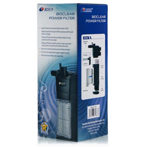 Resun BioClear Power Filter 650 - filtr wewętrzny 4w1 Resun Resun BioClear Power Filter 650 - filtr wewętrzny 4w1 Resun