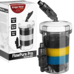 Kruger Meier FlowPure Pro 1600 - prefiltr kubełkowy zewnętrzny 16/22 Kruger Meier