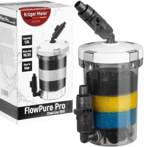Kruger Meier FlowPure Pro 1600 - prefiltr kubełkowy zewnętrzny 16/22 Kruger Meier
