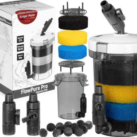 Kruger Meier FlowPure Pro 2700 - prefiltr kubełkowy zewnętrzny 16/22 Kruger Meier Kruger Meier FlowPure Pro 2700 - prefiltr kubełkowy zewnętrzny 16/22 Kruger Meier