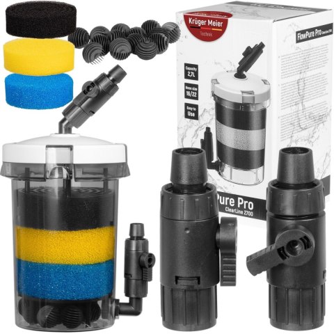 Kruger Meier FlowPure Pro 2700 - prefiltr kubełkowy zewnętrzny 16/22 Kruger Meier Kruger Meier FlowPure Pro 2700 - prefiltr kubełkowy zewnętrzny 16/22 Kruger Meier