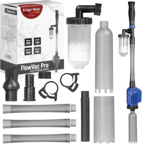 Kruger Meier FlowVac Pro - odmulacz automatyczny z filtrem wody Kruger Meier Kruger Meier FlowVac Pro - odmulacz automatyczny z filtrem wody Kruger Meier