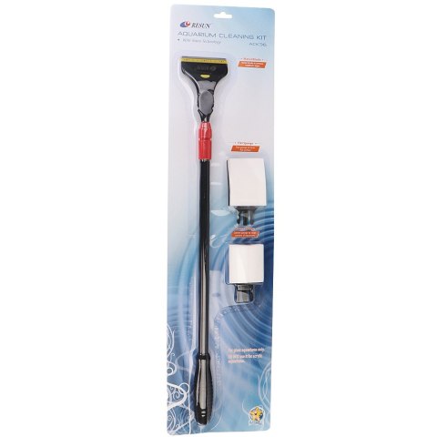 Resun Aqua Clean Kit 60-90cm - czyścik gąbkowy i skrobak 3w1 Resun Resun Aqua Clean Kit 60-90cm - czyścik gąbkowy i skrobak 3w1 Resun