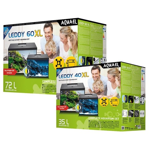 Aquael Leddy XL 40 Day&Night 2.0 - zestaw akwariowy Aquael Aquael Leddy XL 40 Day&Night 2.0 - zestaw akwariowy Aquael