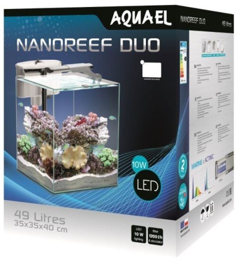 Aquael Nano Reef DUO Zestaw morski biały Aquael Aquael Nano Reef DUO Zestaw morski biały Aquael