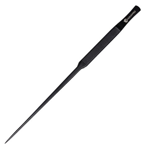 Aquapro - pęseta prosta czarna 25cm Aquapro