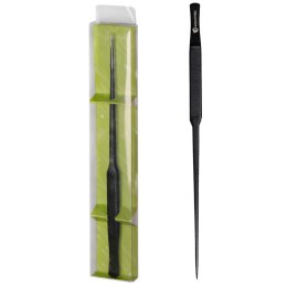 Aquapro - pęseta prosta czarna 25cm Aquapro