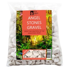 Eco Plant Angel Stones 1kg - białe kamienie otoczak 10-40mm Eco Plant