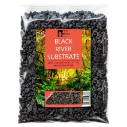Eco Plant Black River 1kg - żwirek czarny 2-4mm Eco Plant