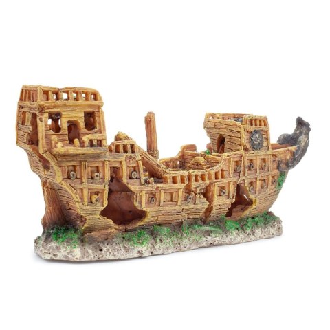 Happet - ozdoba do akwarium statek wrak 25cm Happet Happet - ozdoba do akwarium statek wrak 25cm Happet