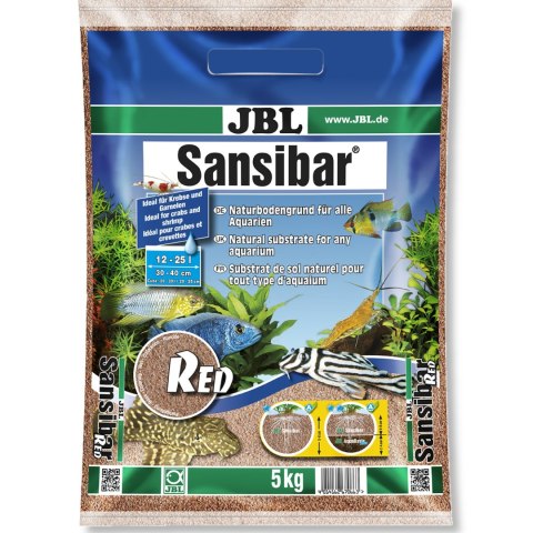 JBL Sansibar Red 5kg - podłoże drobne JBL
