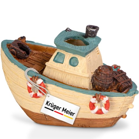Kruger Meier Fishing Boat - Statek do akwarium 11x6.5x7.5 cm Kruger Meier Kruger Meier Fishing Boat - Statek do akwarium 11x6.5x7.5 cm Kruger Meier