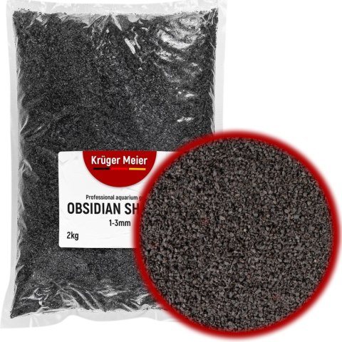 Kruger Meier Obsidian Shadow 1-3 mm - Żwirek akwarystyczny 2 kg Kruger Meier Kruger Meier Obsidian Shadow 1-3 mm - Żwirek akwarystyczny 2 kg Kruger Meier