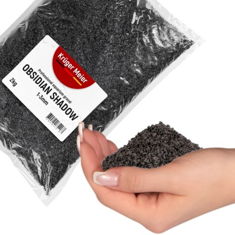 Kruger Meier Obsidian Shadow 1-3 mm - Żwirek akwarystyczny 2 kg Kruger Meier Kruger Meier Obsidian Shadow 1-3 mm - Żwirek akwarystyczny 2 kg Kruger Meier