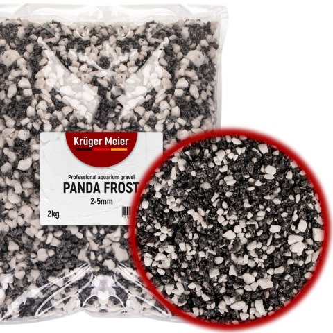 Kruger Meier Panda Frost 2-5 mm - Żwirek akwarystyczny 2 kg Kruger Meier Kruger Meier Panda Frost 2-5 mm - Żwirek akwarystyczny 2 kg Kruger Meier
