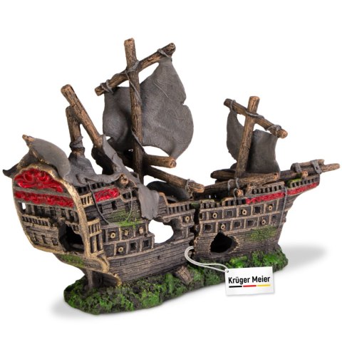 Kruger Meier Pirate Ship - Statek do Akwarium 25x6x16 cm Kruger Meier Kruger Meier Pirate Ship - Statek do Akwarium 25x6x16 cm Kruger Meier