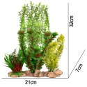Kruger Meier Plant Forest - Dekoracja roślinna do akwarium 21x7x32 cm Kruger Meier Kruger Meier Plant Forest - Dekoracja roślinna do akwarium 21x7x32 cm Kruger Meier