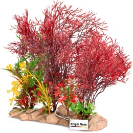 Kruger Meier Plant Garden - Dekoracja roślinna do akwarium 21x8x20 cm Kruger Meier